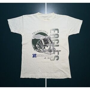 Vintage Philadelphia Eagles Riddell Helmet T Shirt Small 1994 Single Stitch Rare